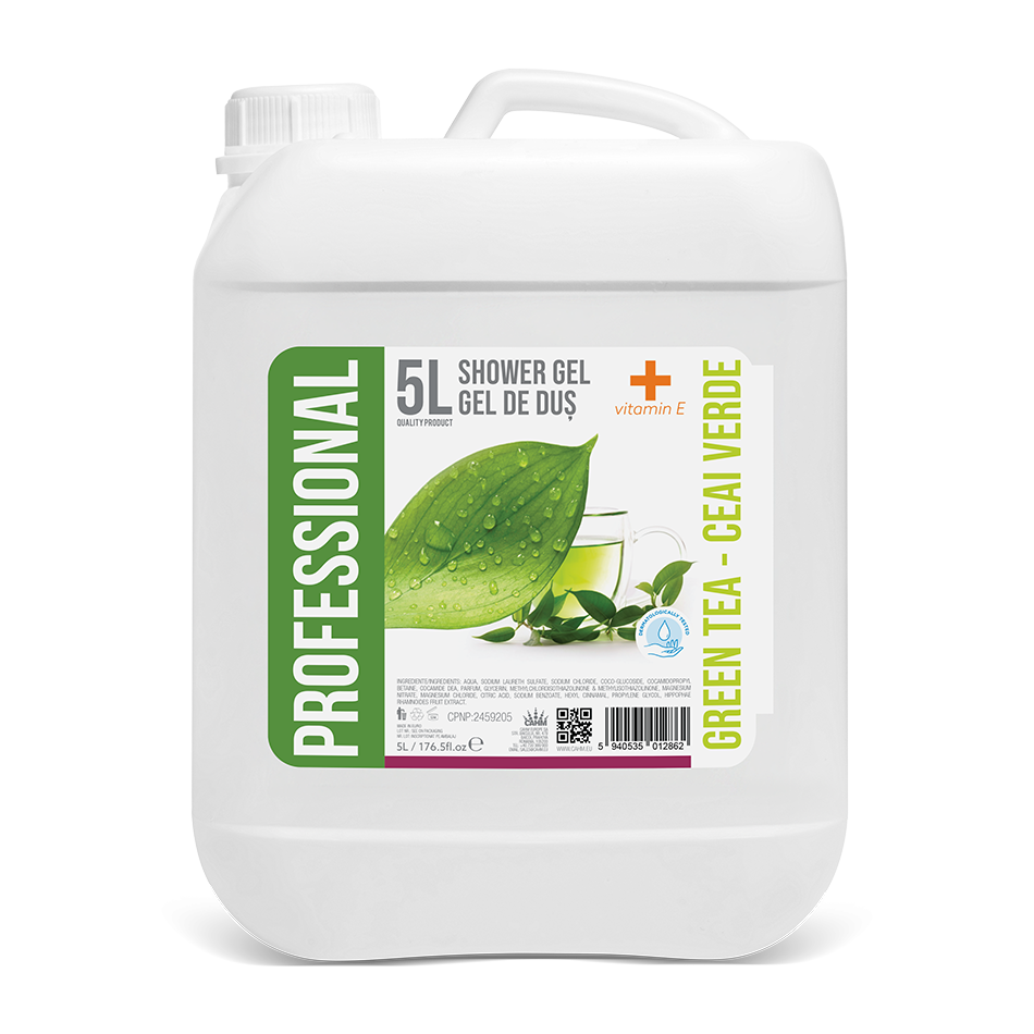 Gel de dus 5L- Green Tea + Vitamina E