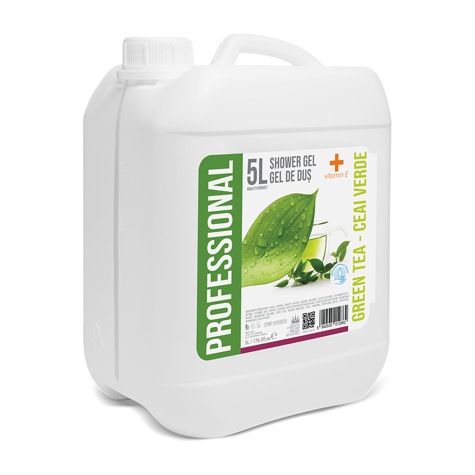 Gel de dus 5L- Green Tea + Vitamina E