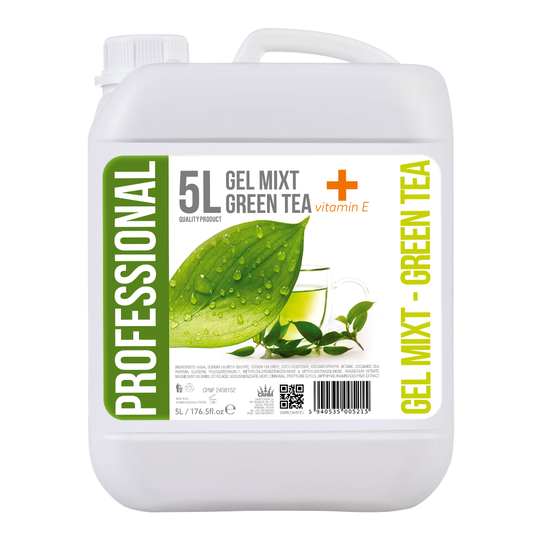 Gel mixt 5L - Green Tea + Vit E