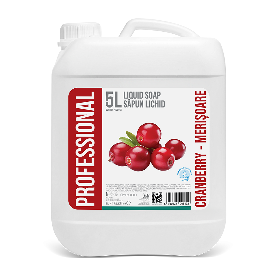 Sapun lichid 5L- Cranberry