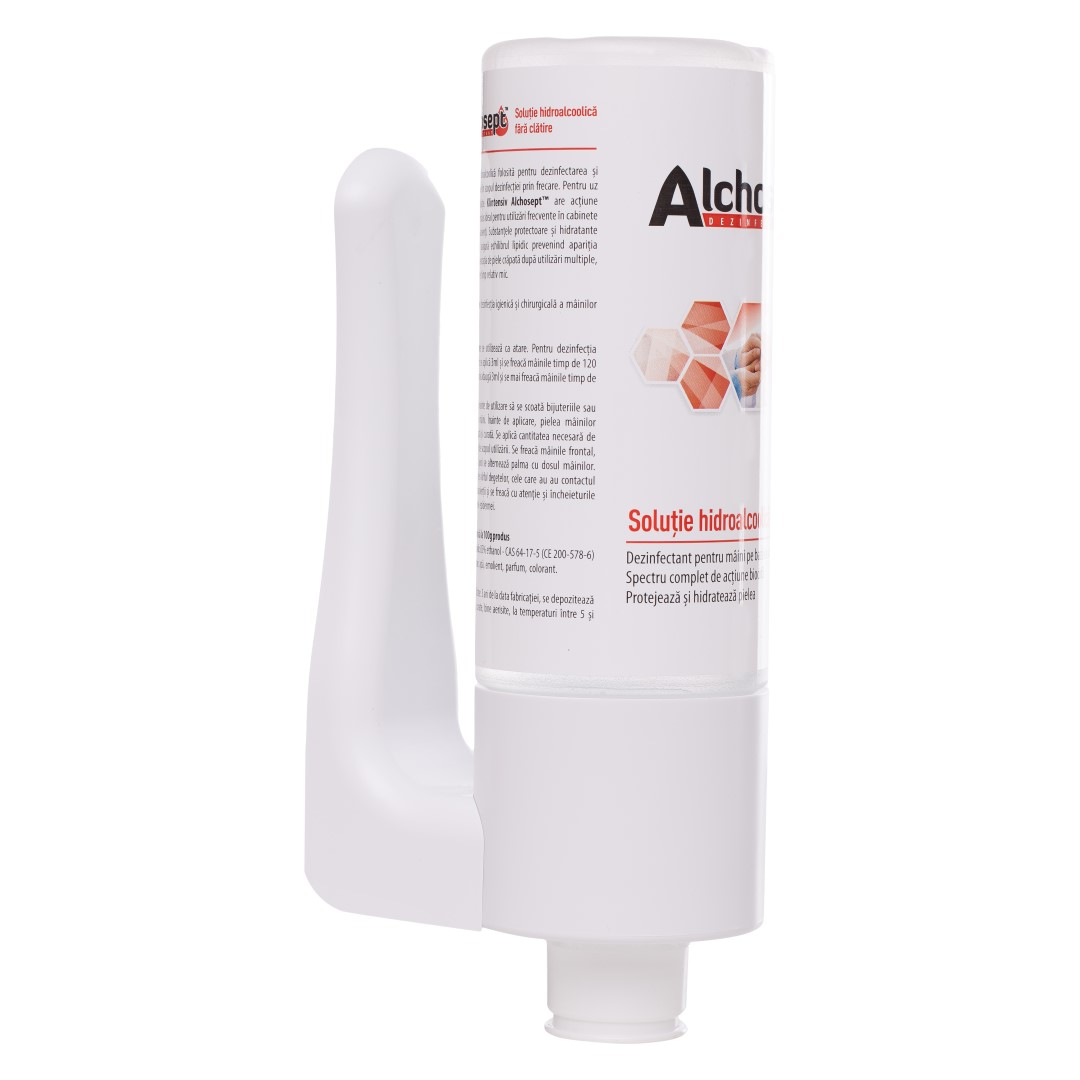 Dispenser solutie hidroalcoolica 85% alcool, Alchosept 450ml