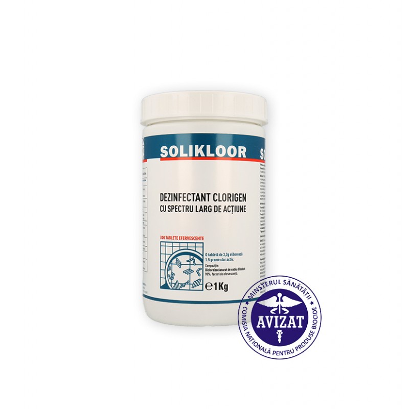 SOLIKLOOR™ - Dezinfectant clorigen cu spectru larg de actiune 1kg