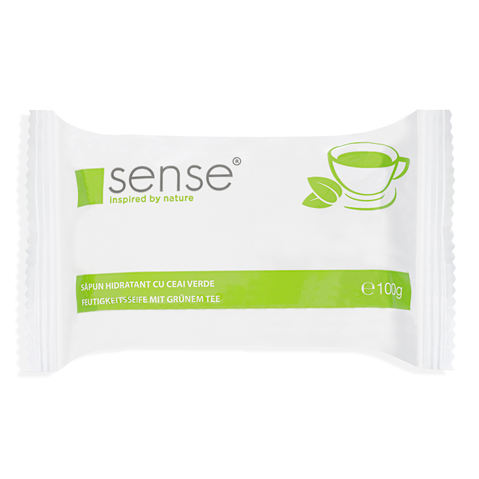Sapun Solid Hidratant Cu Ceai Verde 100Gr - Sense