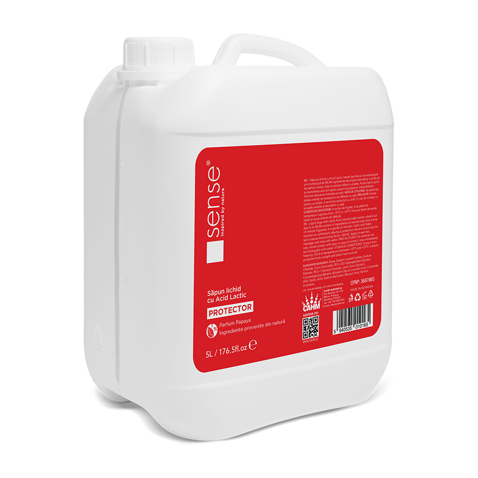 Sense Sapun Lichid Gel cu acid lactic HDPE 5L