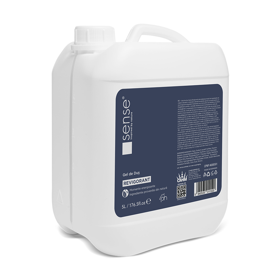 Sense Gel de dus Revigorant HDPE 5 L