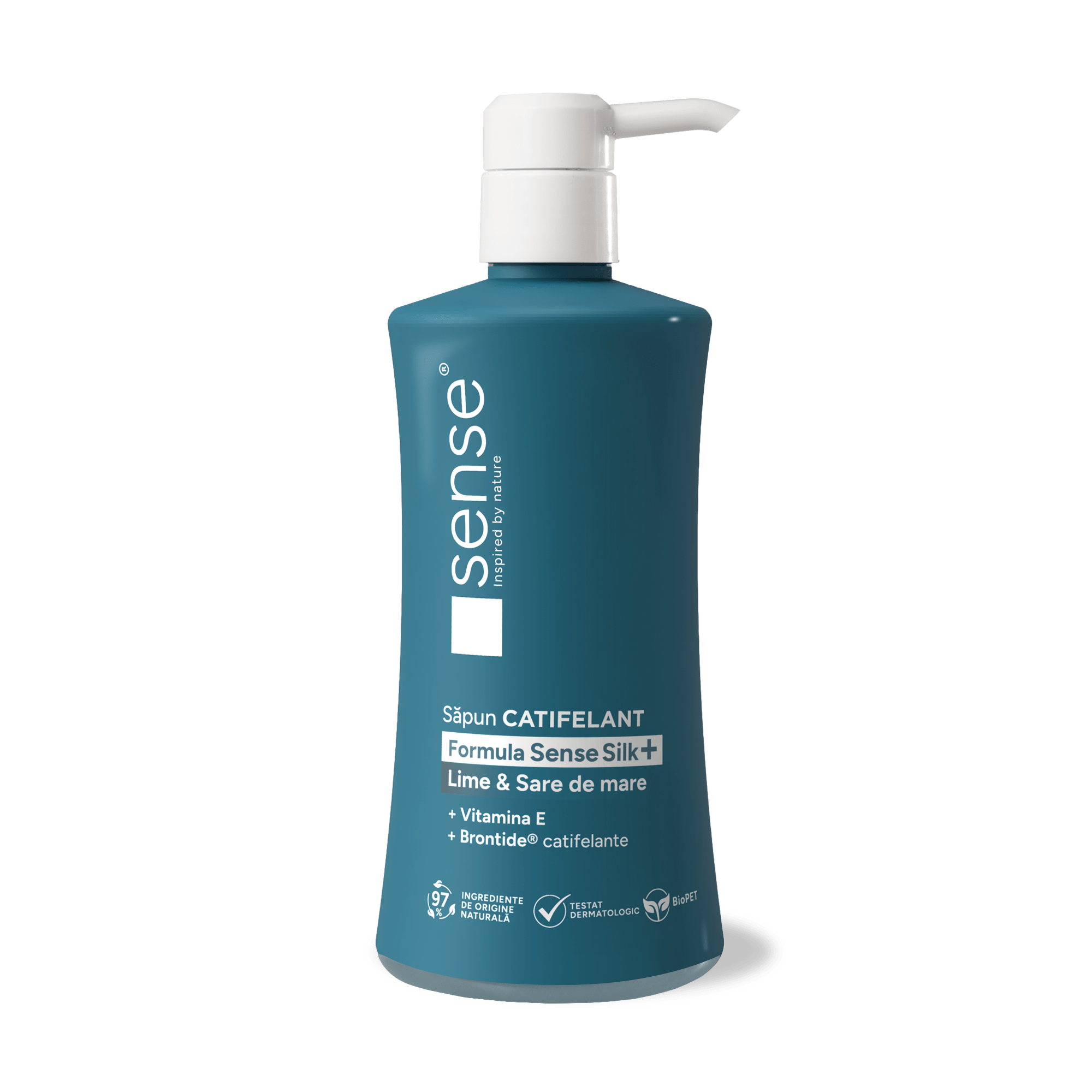 Sapun Lichid Gel, SenseSilk+, Lime & Sare de Mare, 330ml – SENSE
