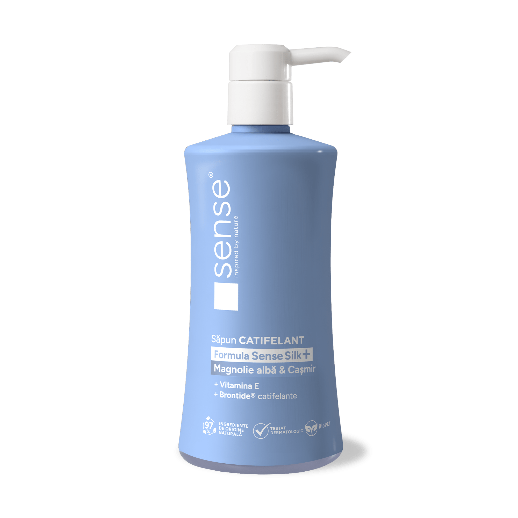 Sapun Lichid Gel, SenseSilk+, Magnolie Alba & Casmir, 330ml – SENSE