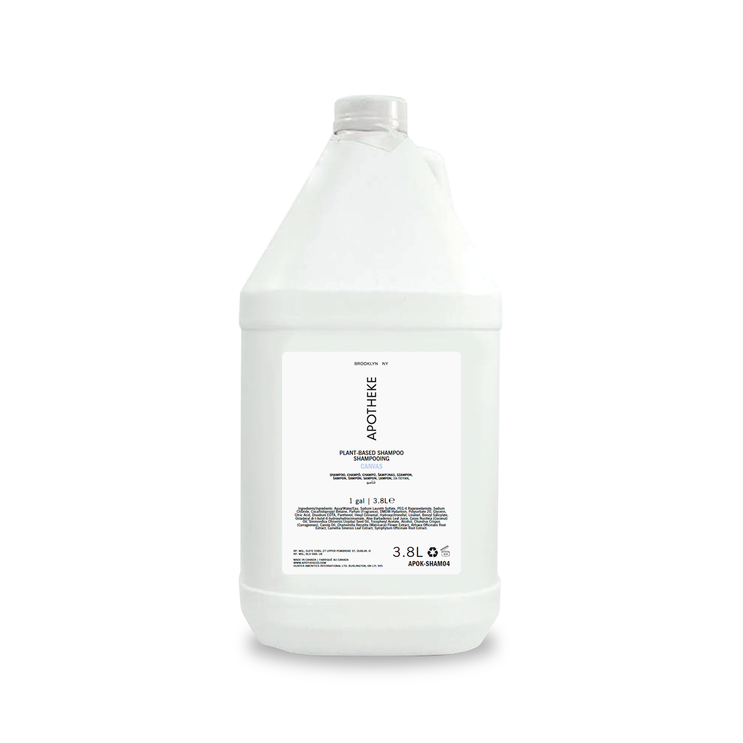 Apotheke Canvas Sampon 3.8L