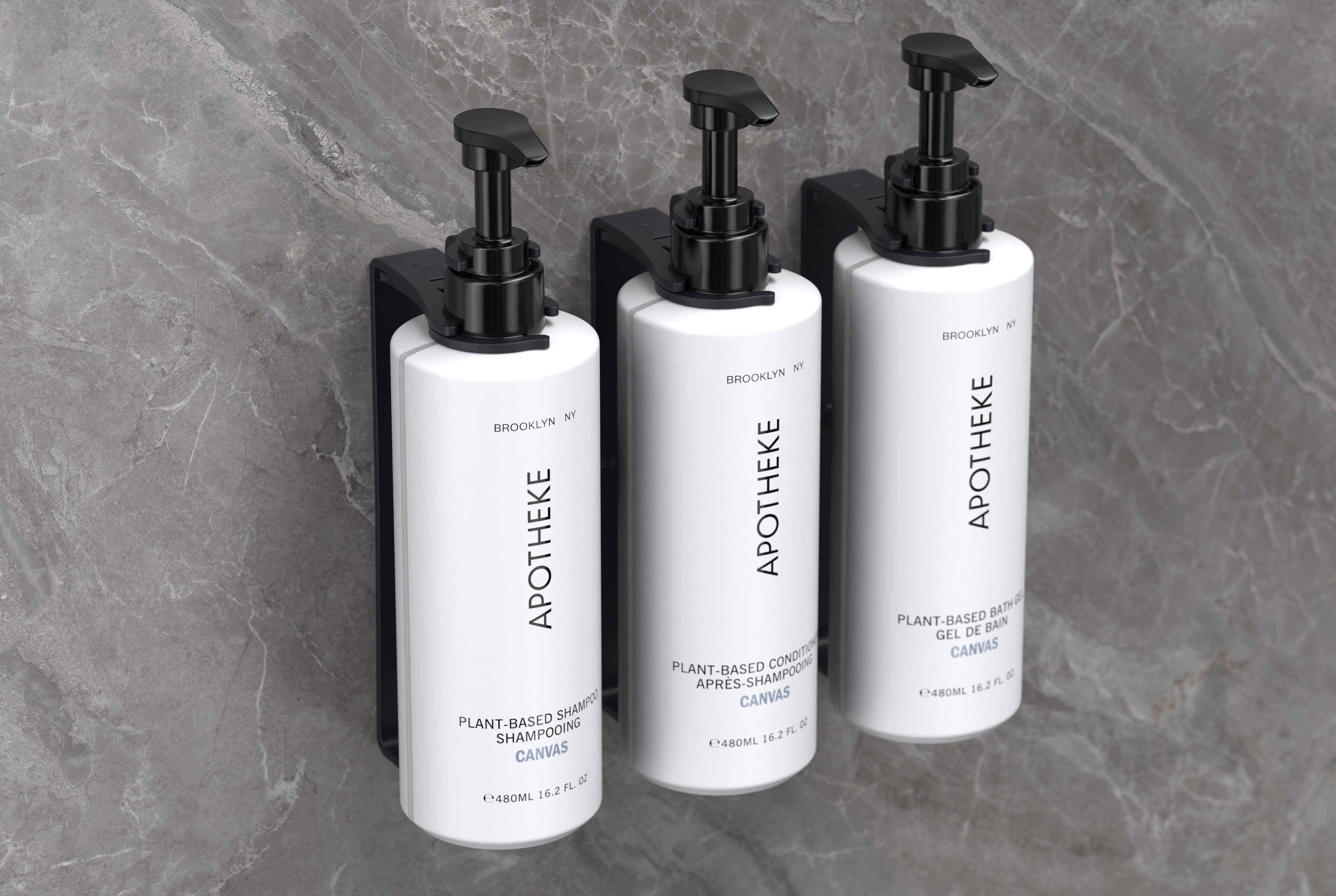 Holder Dispenser Apotheke 480 ml Triplu
