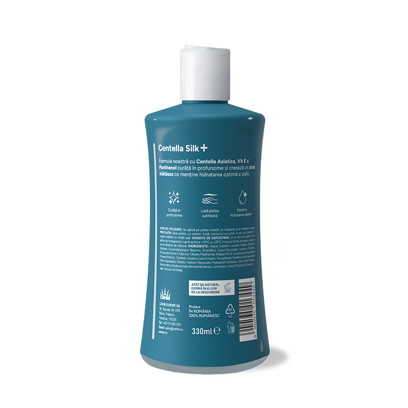 Gel de Dus CentellaSilk+, Lime & Sare de Mare, 330ml – SENSE