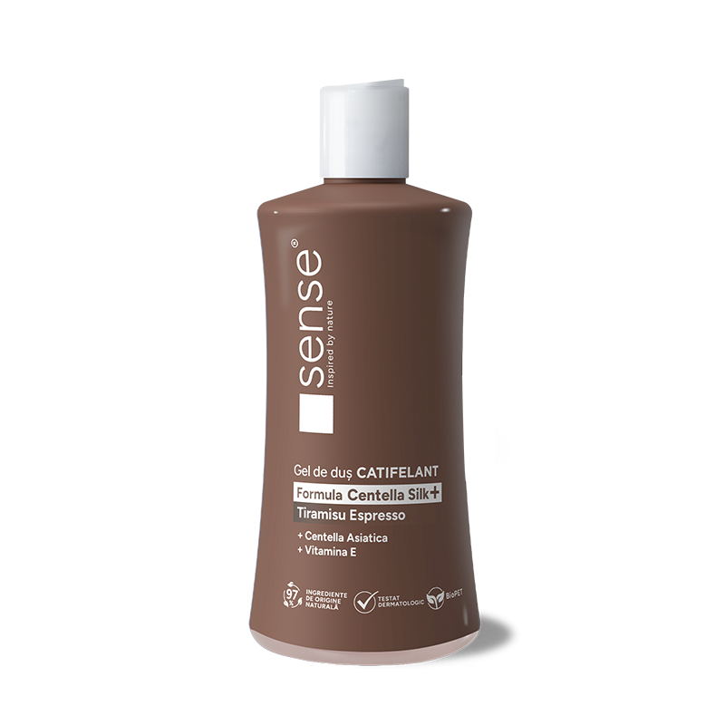 Gel de Dus CentellaSilk+, Tiramisu Espresso, 330ml – SENSE
