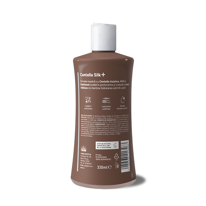 Gel de Dus CentellaSilk+, Tiramisu Espresso, 330ml – SENSE