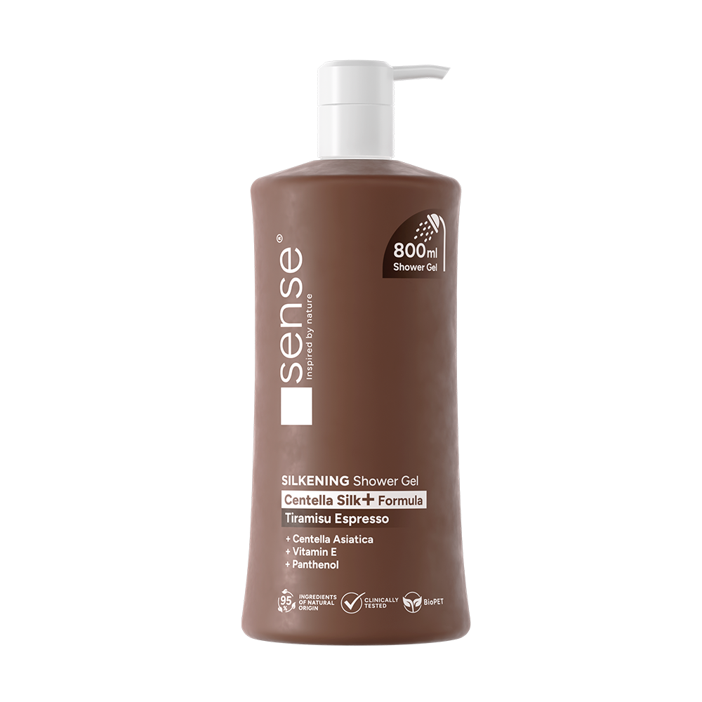 Gel de Dus CentellaSilk+, Tiramisu Espresso, 800ml – SENSE