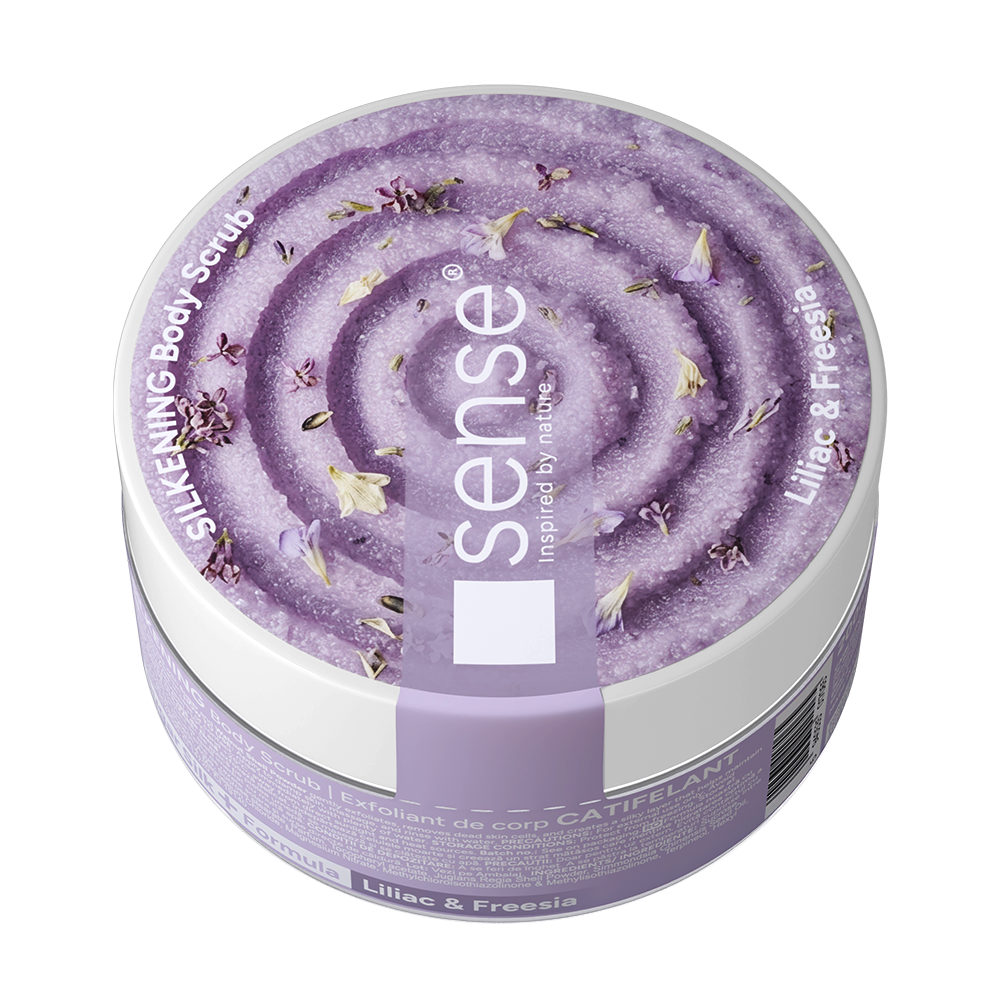 Exfoliant de corp, SugarSilk+, Liliac & Frezie, 200ml – SENSE