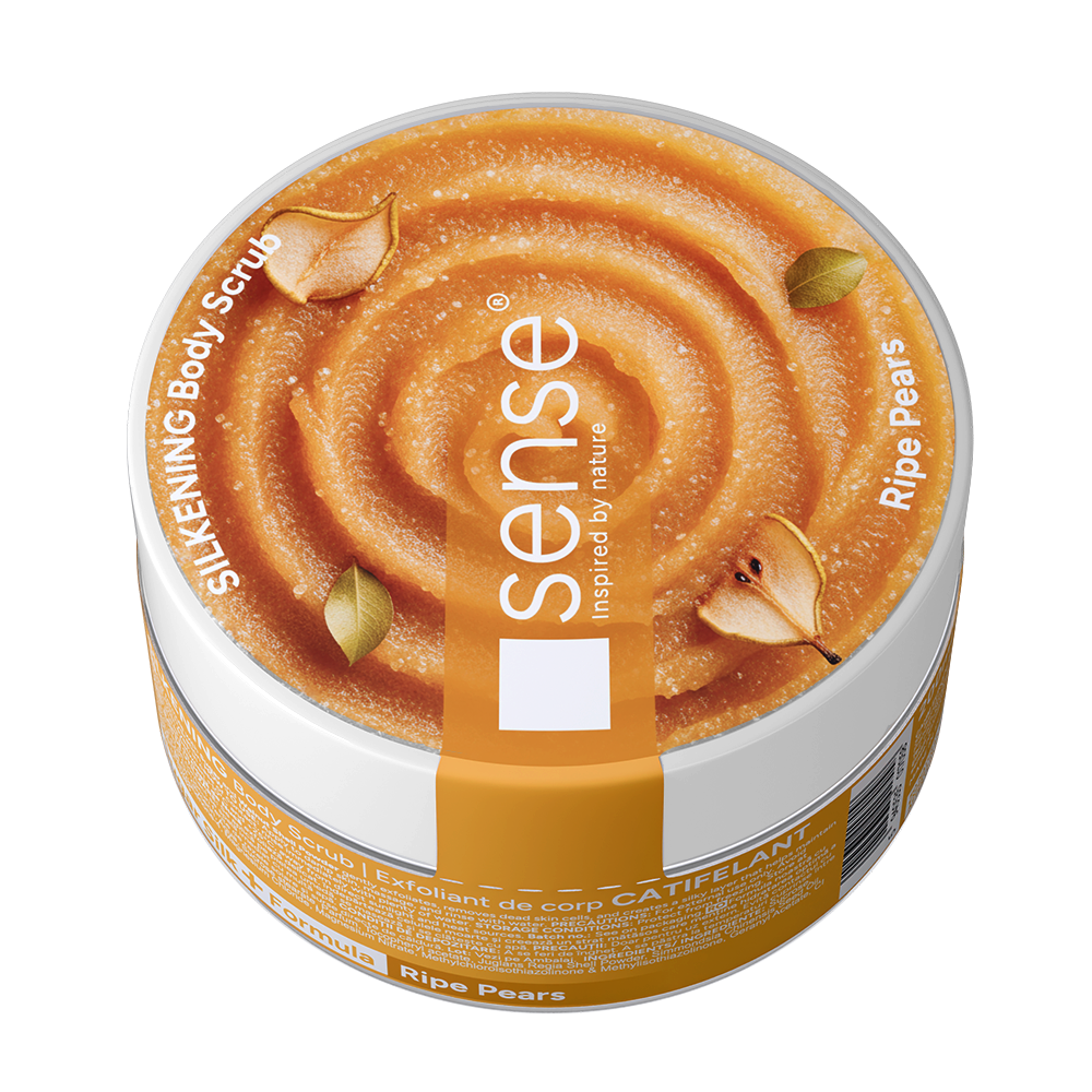 Exfoliant de corp, SugarSilk+, Pere Coapte, 200ml – SENSE