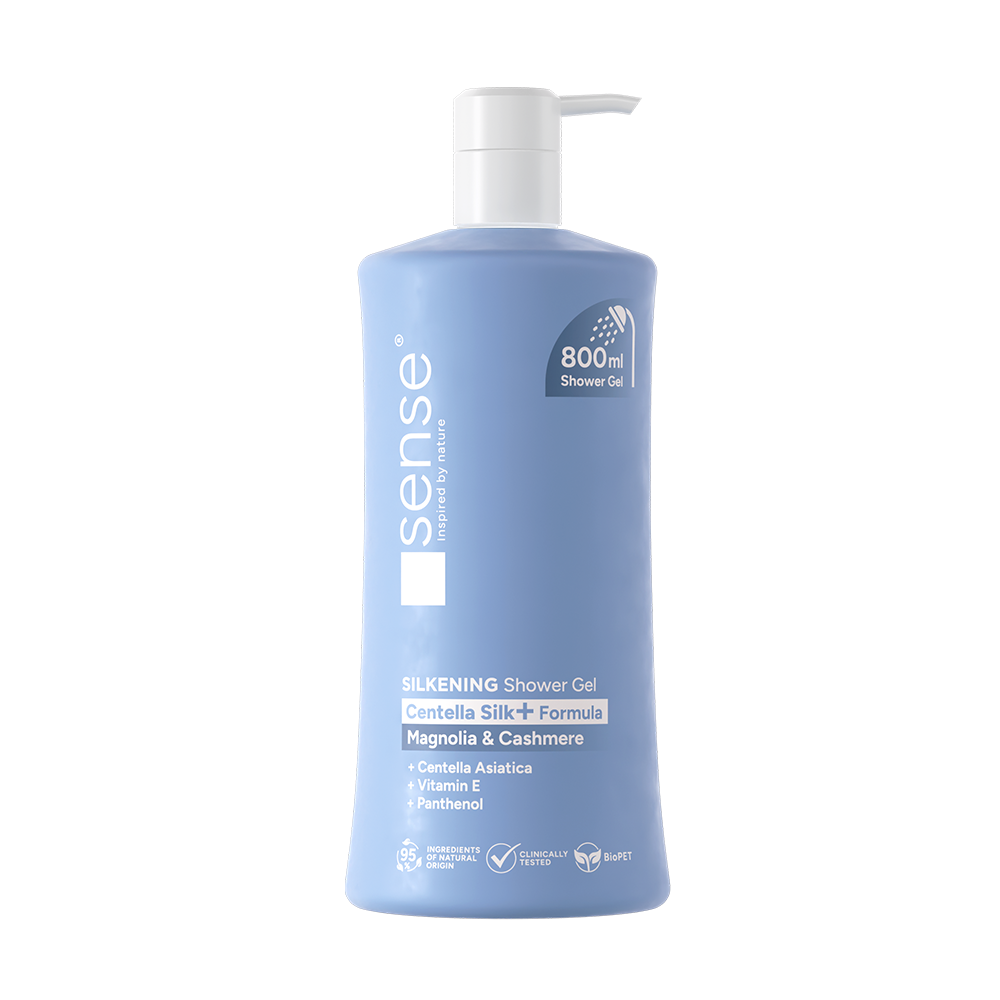 Gel de Dus CentellaSilk+, Magnolie Alba & Casmir, 800ml – SENSE